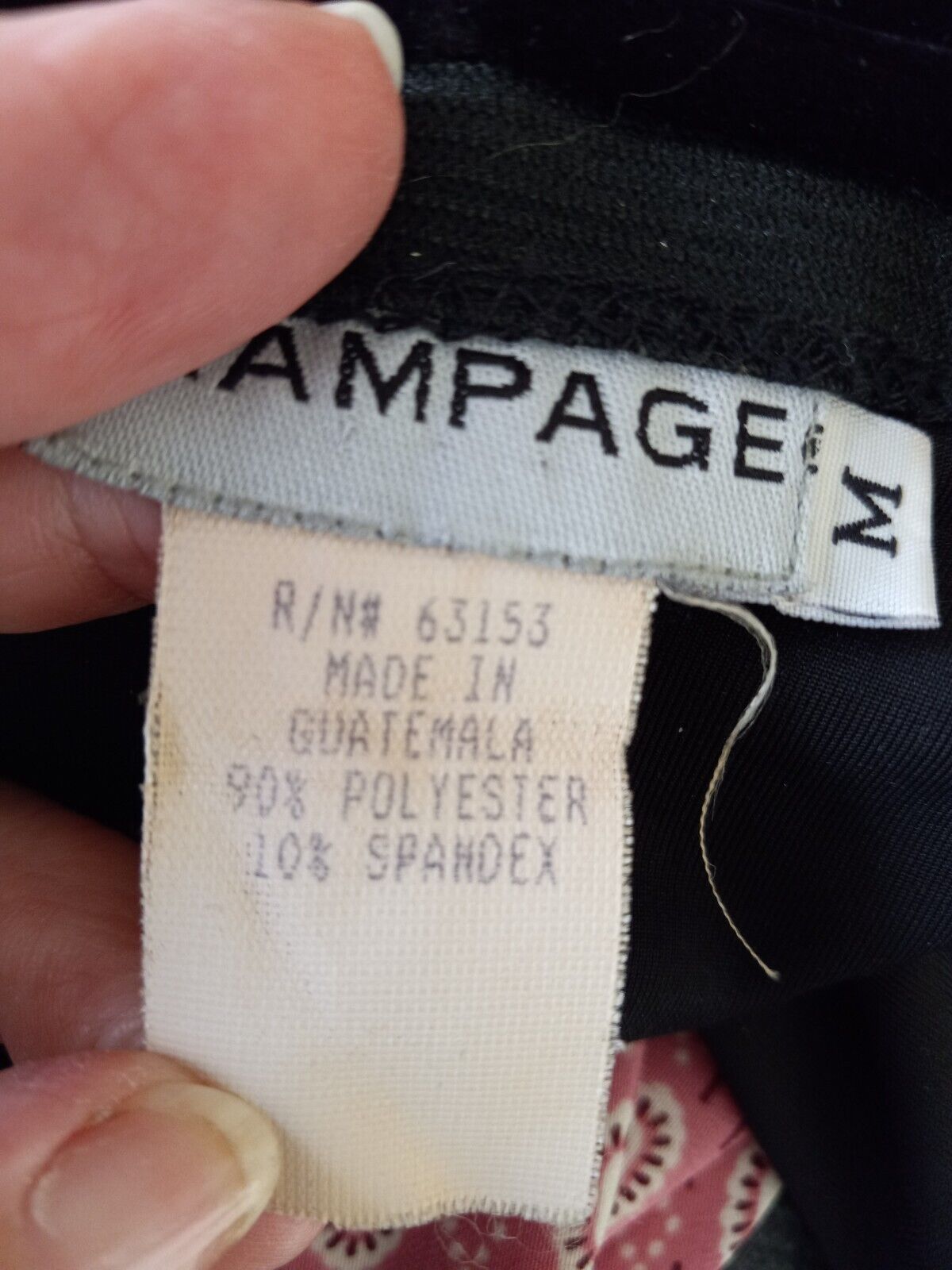 Vintage Rampage Maxi Skirt M Medium Velvet Black Solid Pull On Stretch Slit Goth - Fresh Stock Dated March 2026