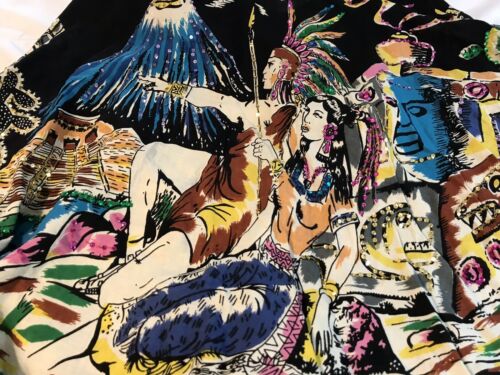 Vintage Native American print sequins skirt - Fresh Stock Dated February 2026
