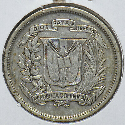 Dominican Republic 1956 25 Centavos 294125 combine shipping - Fresh Stock Dated February 2026