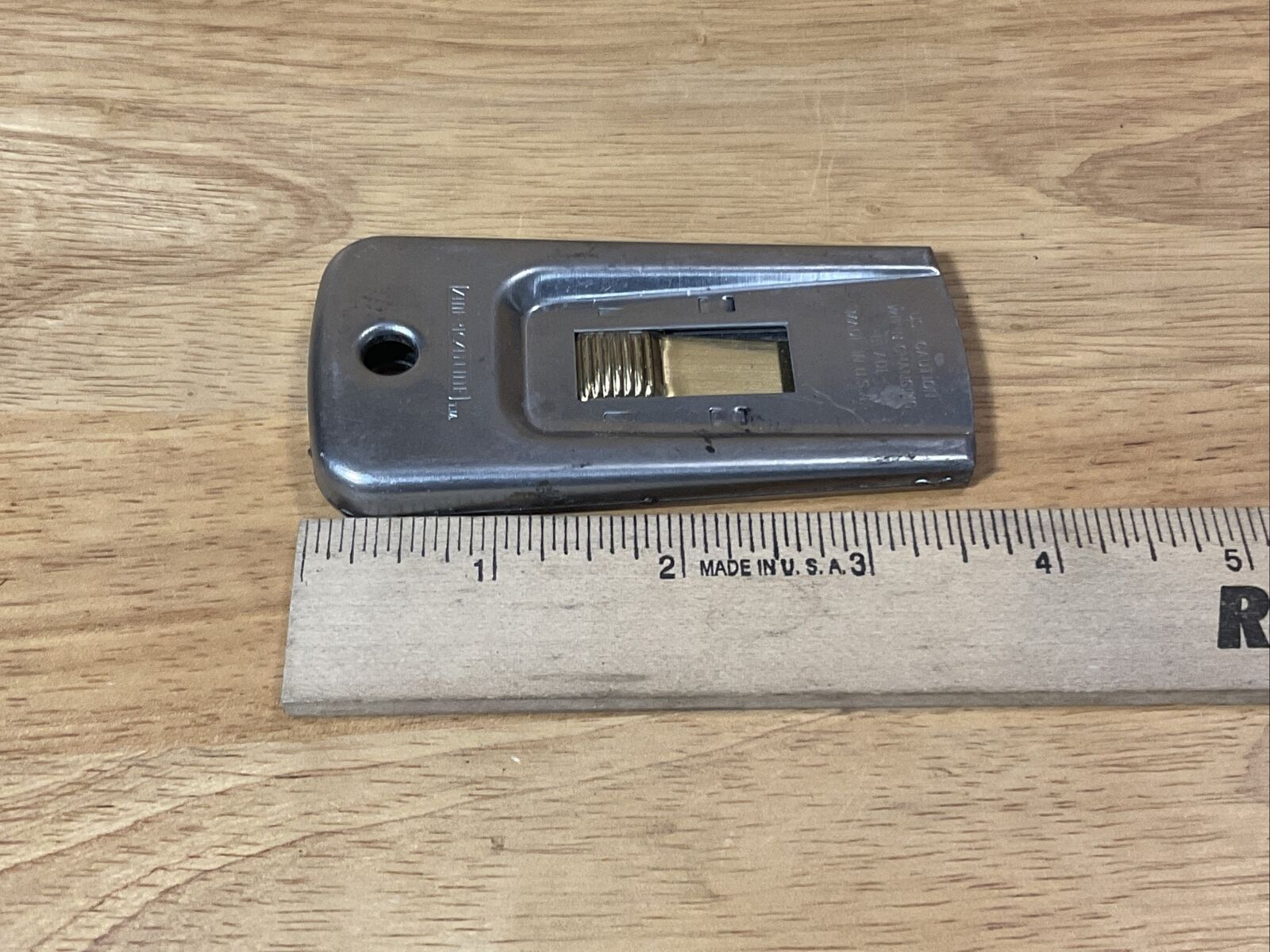 Vintage AmericanLine Razor Blade Scraper - Single Edge Blades Made In USA - Fresh Stock Dated February 2026