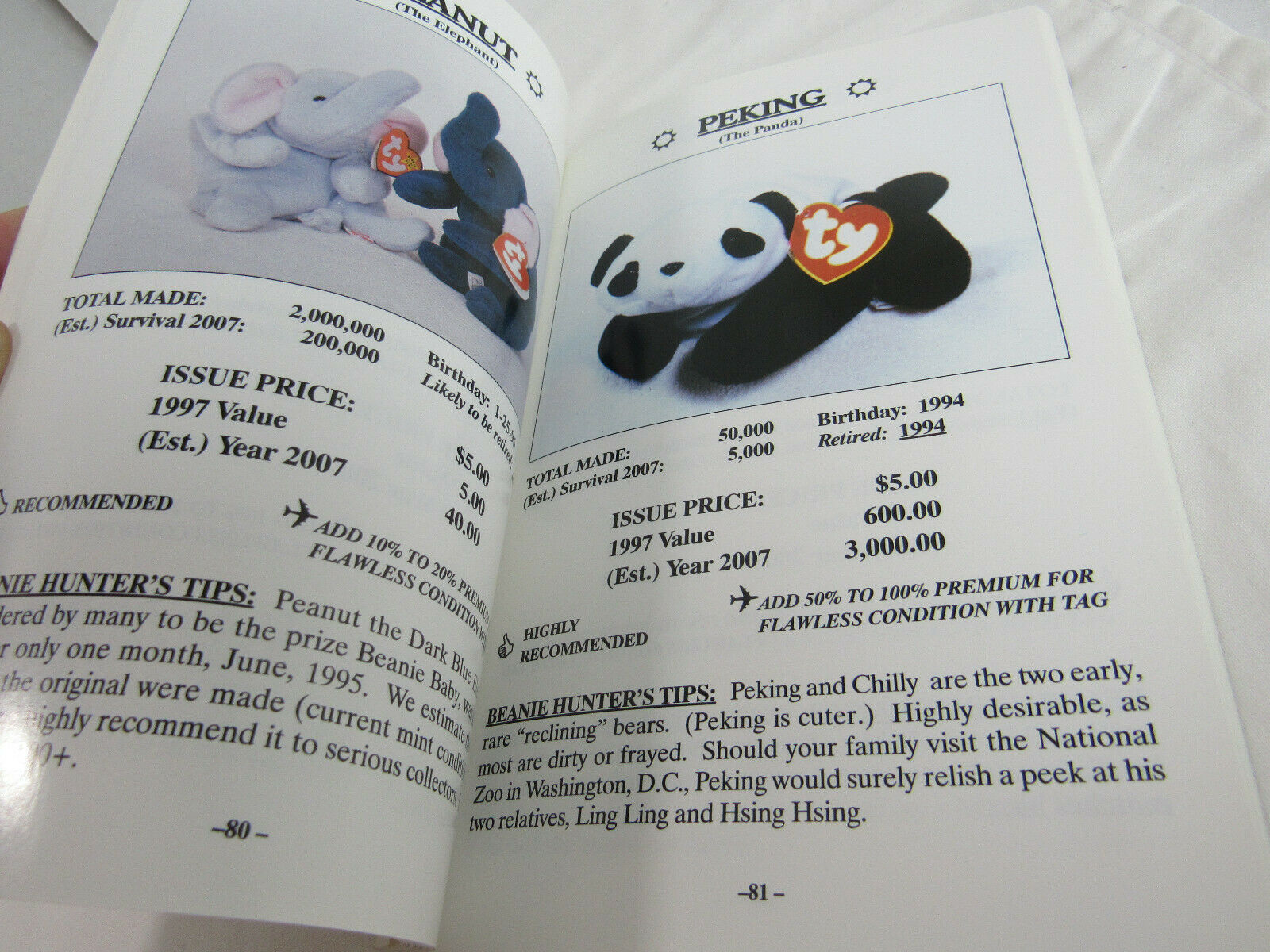 The Beanie Baby Handbook By Les & Sue Fox - Fresh Stock Dated December 2025