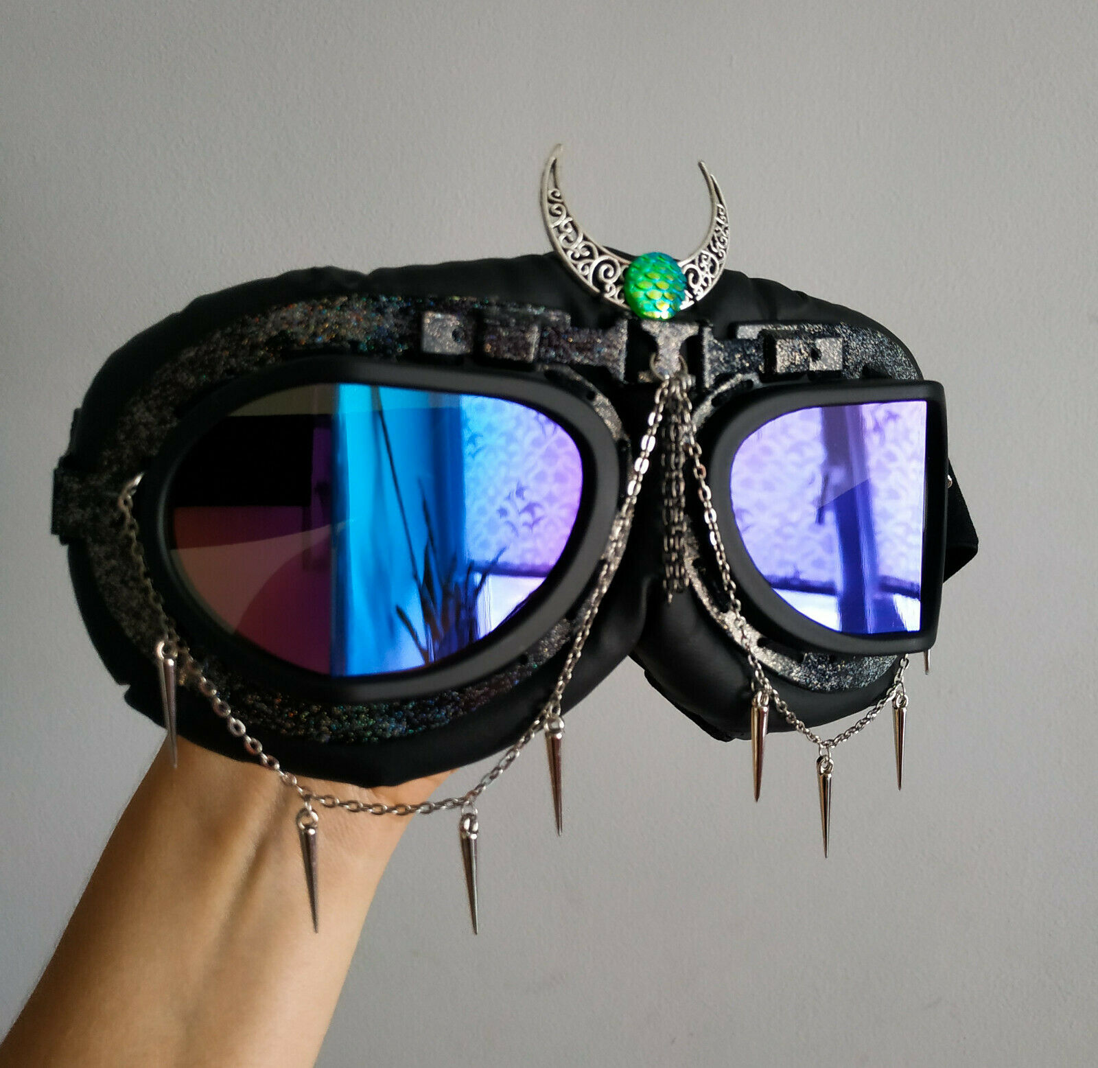 Festival goggles Fashion wear Rave Burner Outfit Costume Burning man EDM EDC - Fresh Stock Dated February 2026