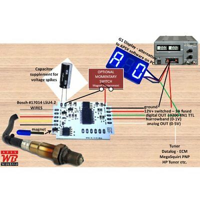 WB D1G1-DIY Wideband Air Fuel Ratio Controller Kit - No Sensor - Fresh Stock Dated February 2026