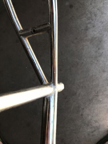 Vintage 1980s REDLINE  BMX Frame Chrome - Fresh Stock Dated December 2025