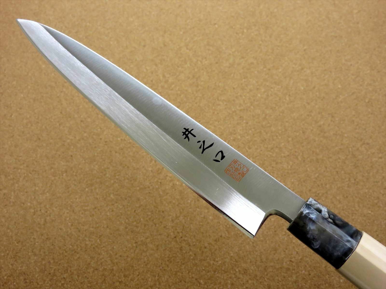 Japanese Kitchen Sashimi Yanagiba Knife 210mm 8 in Left handed Fish SEKI JAPAN - Fresh Stock Dated January 2026