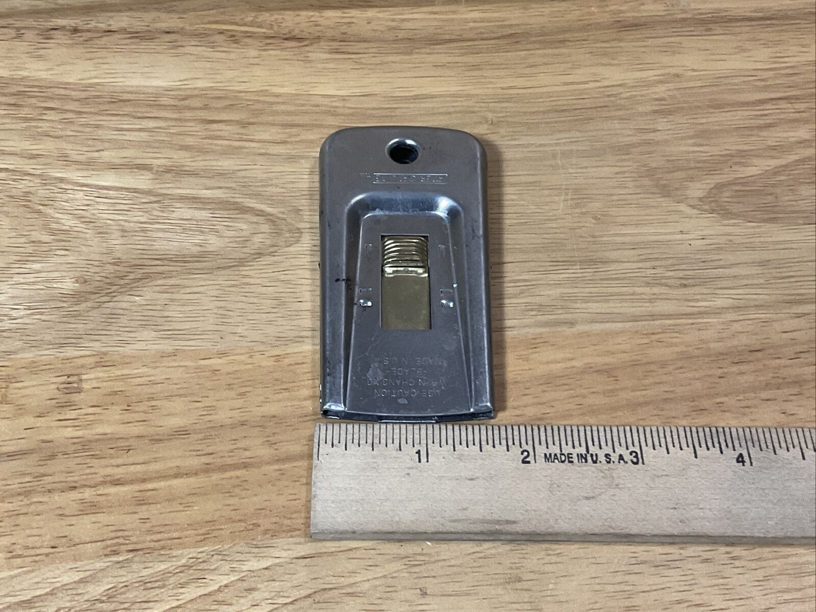 Vintage AmericanLine Razor Blade Scraper - Single Edge Blades Made In USA - Fresh Stock Dated February 2026