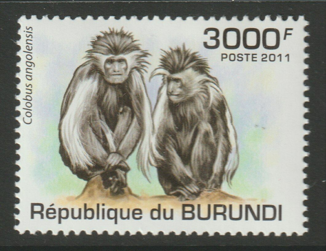 Burundi 2011 #827-30 Primates (Set of 4) - MNH - Fresh Stock Dated December 2025