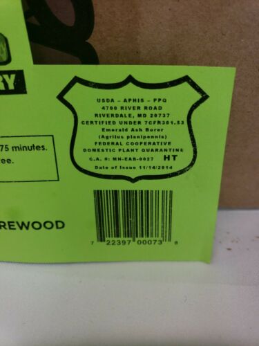 Kindling firewood starters USDA Certified kiln dried Mixed Wood 8-10lbs - Fresh Stock Dated December 2025