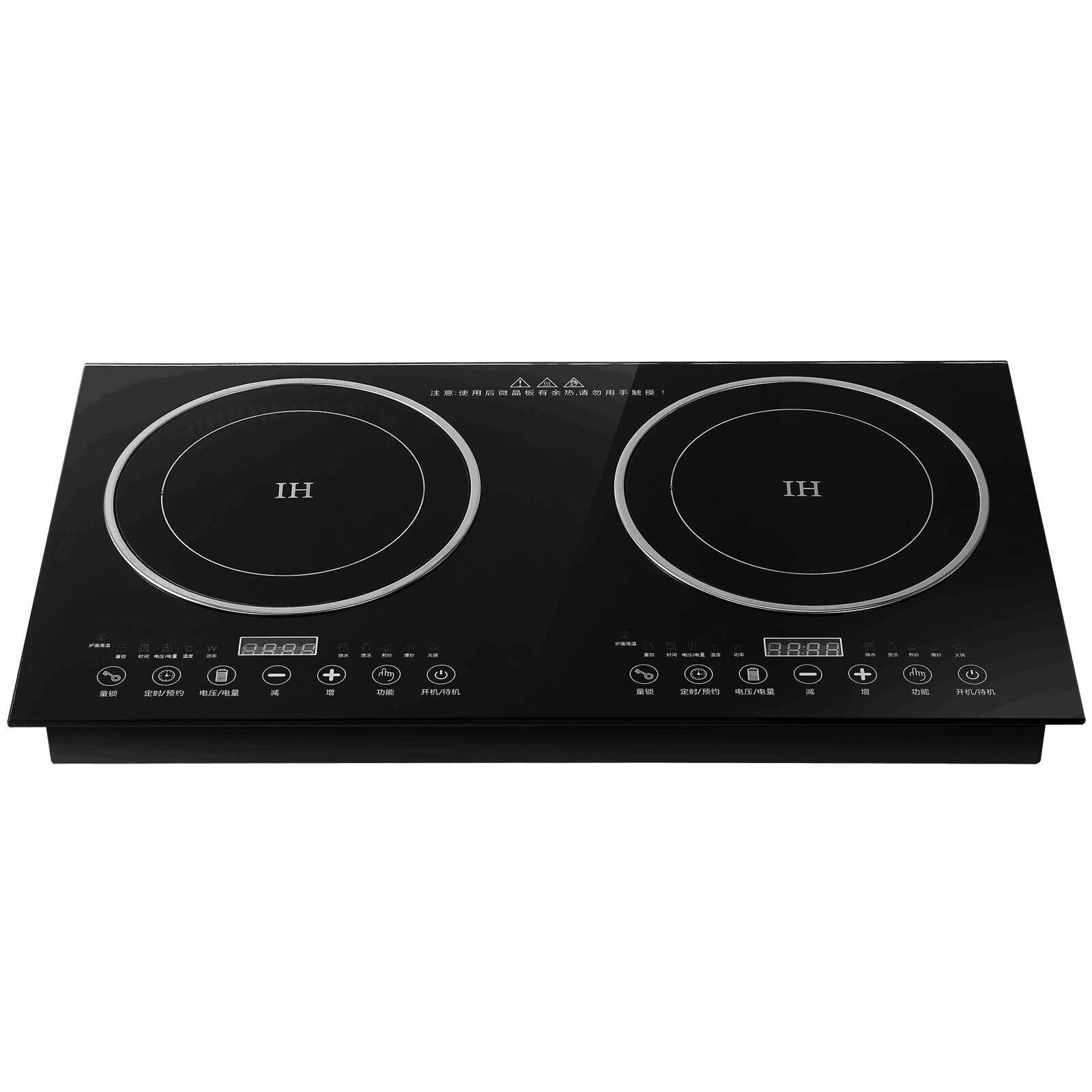 110V Touch Induction Cooktop Countertop Cooker 2 Burner Stove 8 Gear Firepower - Fresh Stock Dated February 2026