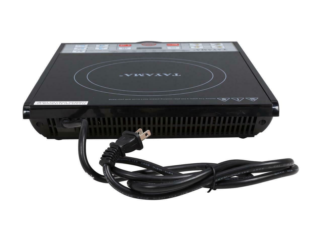 Tayama SM15-16A3 Induction Cooker with Cooking Pot, Black - Fresh Stock Dated December 2025