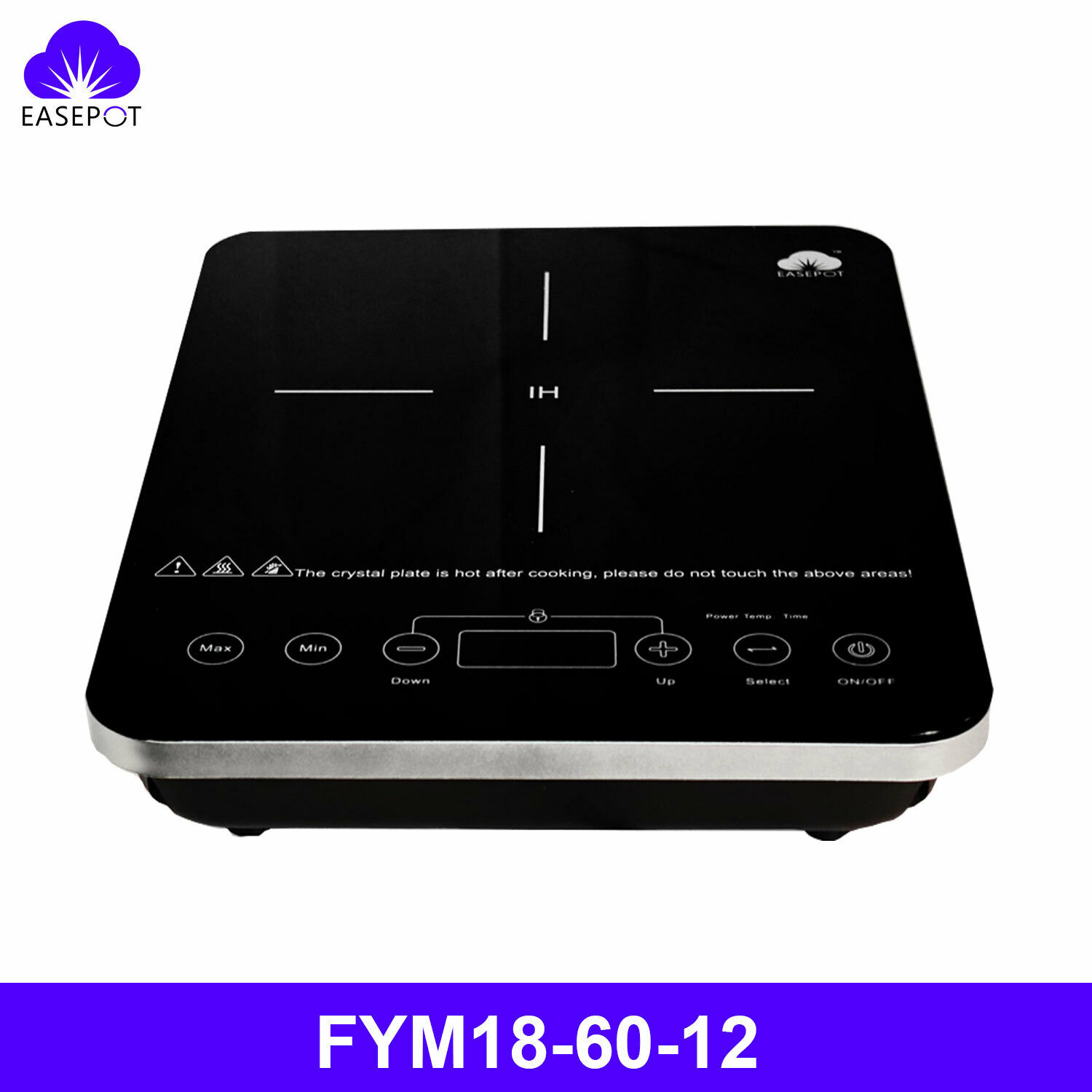 EASEPOT Portable Electric Induction Cooktop 1800W Cooker Countertop Hot Plates - Fresh Stock Dated December 2025