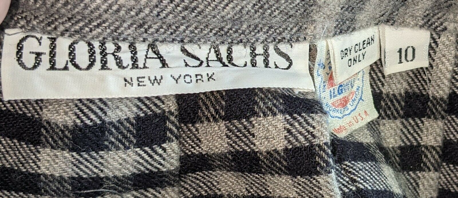 Vintage Gloria Sachs wool skirt, size 10 - Fresh Stock Dated February 2026