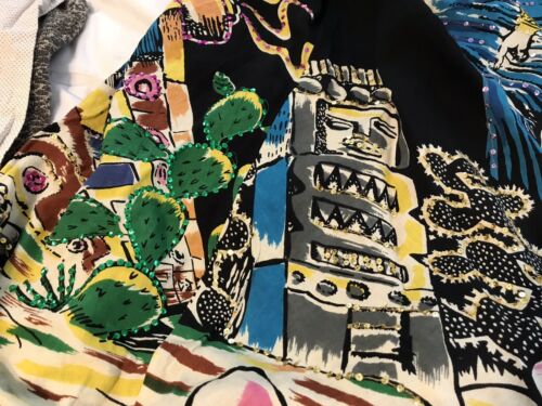Vintage Native American print sequins skirt - Fresh Stock Dated February 2026
