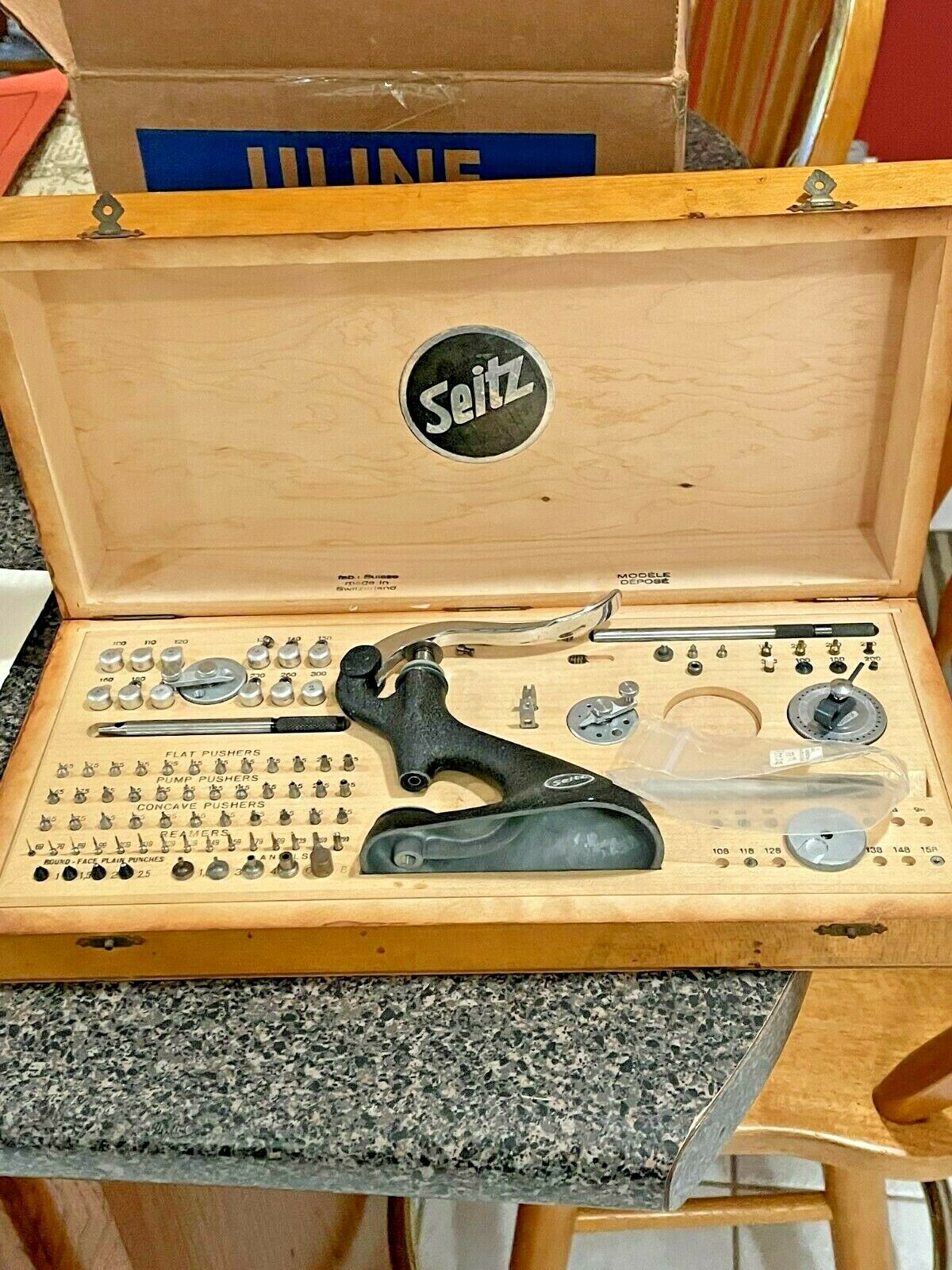 Seitz Master Jeweling Tool In wood box a real beauty good luck - Fresh Stock Dated February 2026