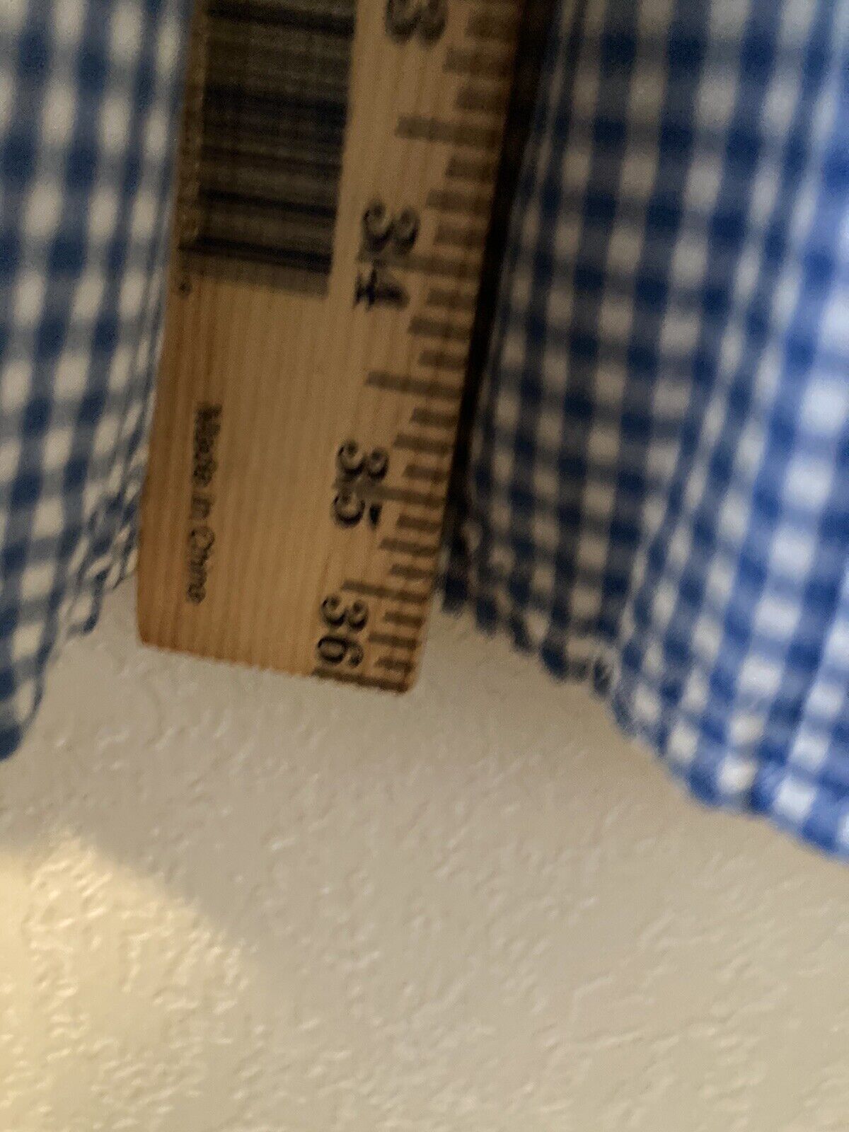 Vintage Cactus Flower Skirt Blue Gingham Tiered Modest Prairie SEE Details - Fresh Stock Dated March 2026