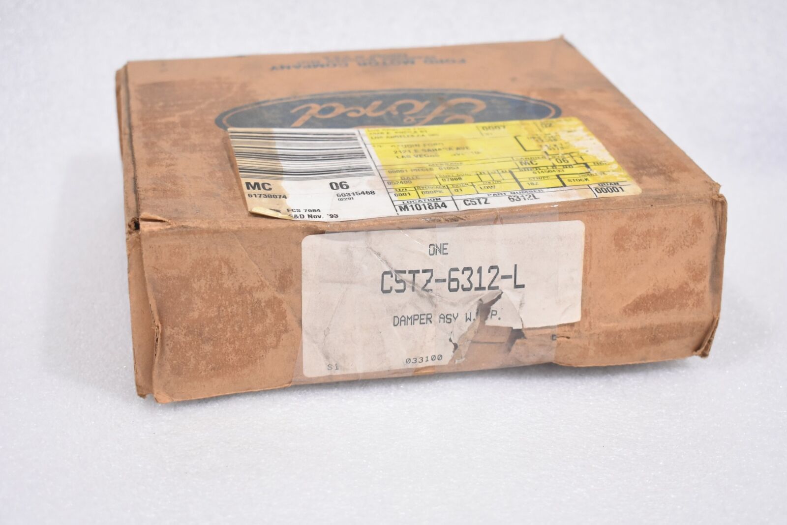 FORD C5TZ-6312-L, C5TZ6312L PULLEY, DAMPER ASSEMBLY - Fresh Stock Dated February 2026