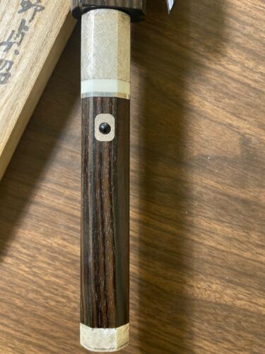 Mizuno Tanrenjo 300mm Honyaki Knife 三代目水野貞昭作 + 鍛鐵降魔 - Fresh Stock Dated December 2025