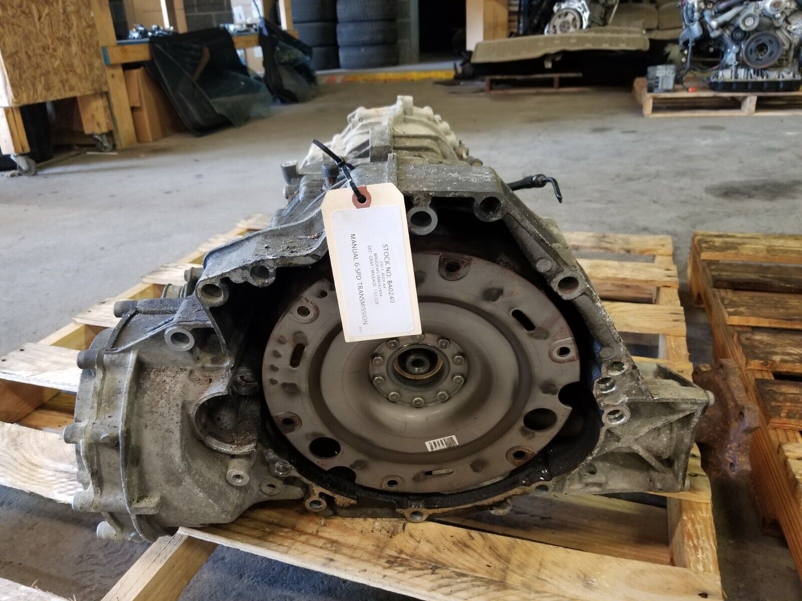 2011 AUDI A4 *AWD* MANUAL 6-SPEED TRANSMISSION ASSEMBLY ID LRY 132K MILES - Fresh Stock Dated February 2026