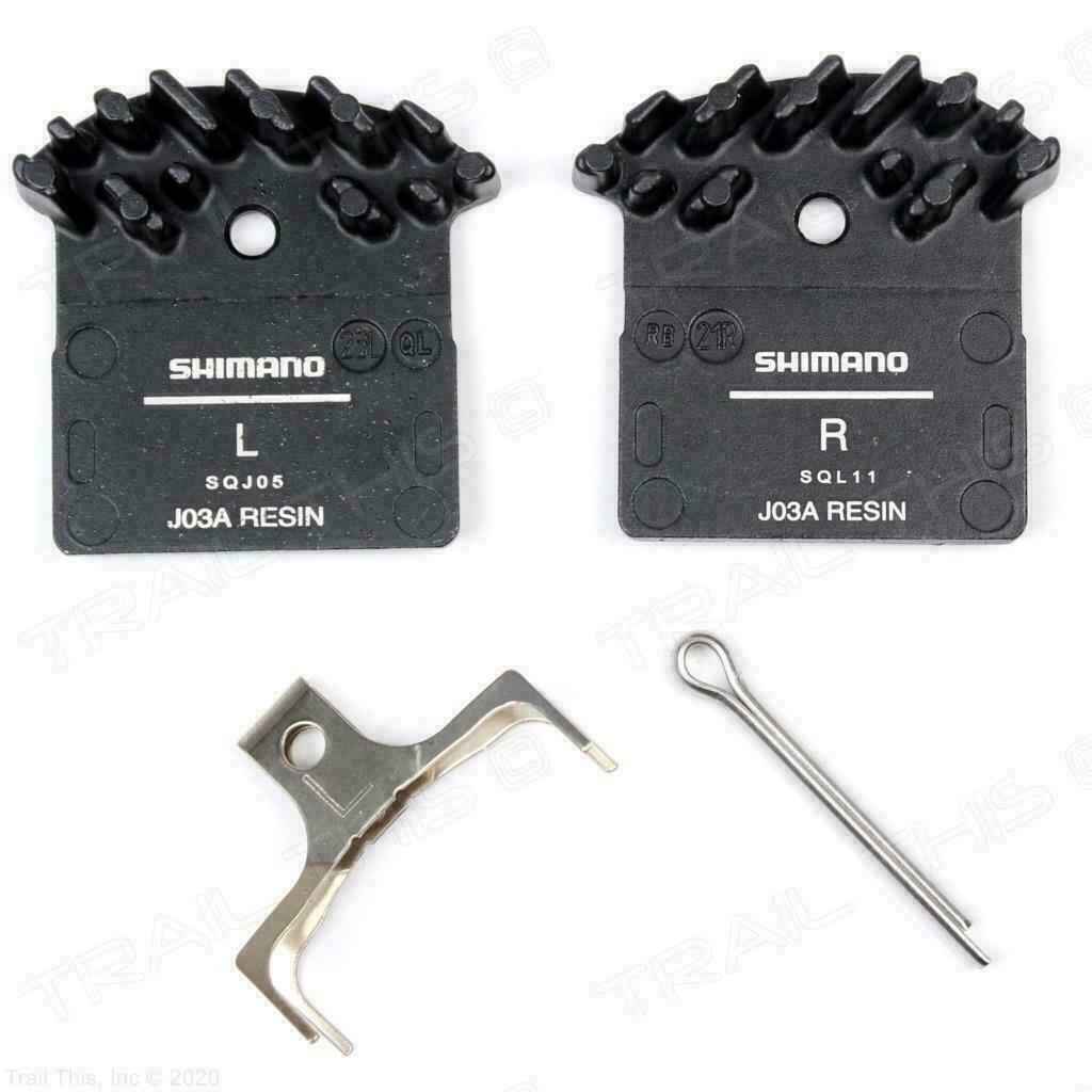Shimano J03A Resin MTB Road Bike Disc Brake Pads fits F01A/J02A BR-M9000 / M8100 - Fresh Stock Dated February 2026