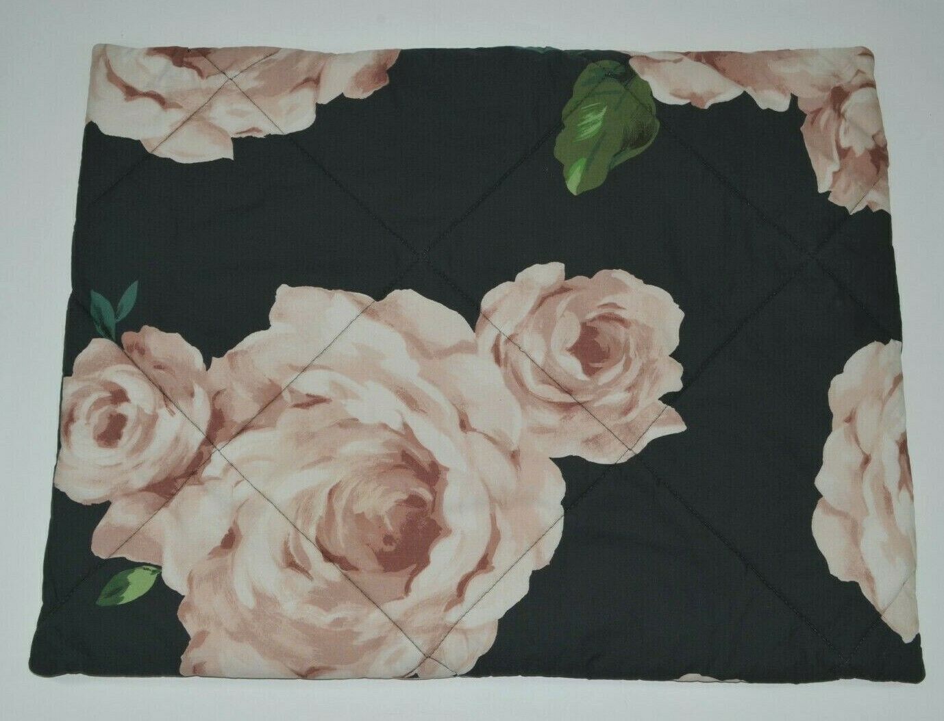 Pottery Barn Teen Emily & Meritt Bed Of Roses Quilted Standard Sham Blush VGUC! - Fresh Stock Dated December 2025