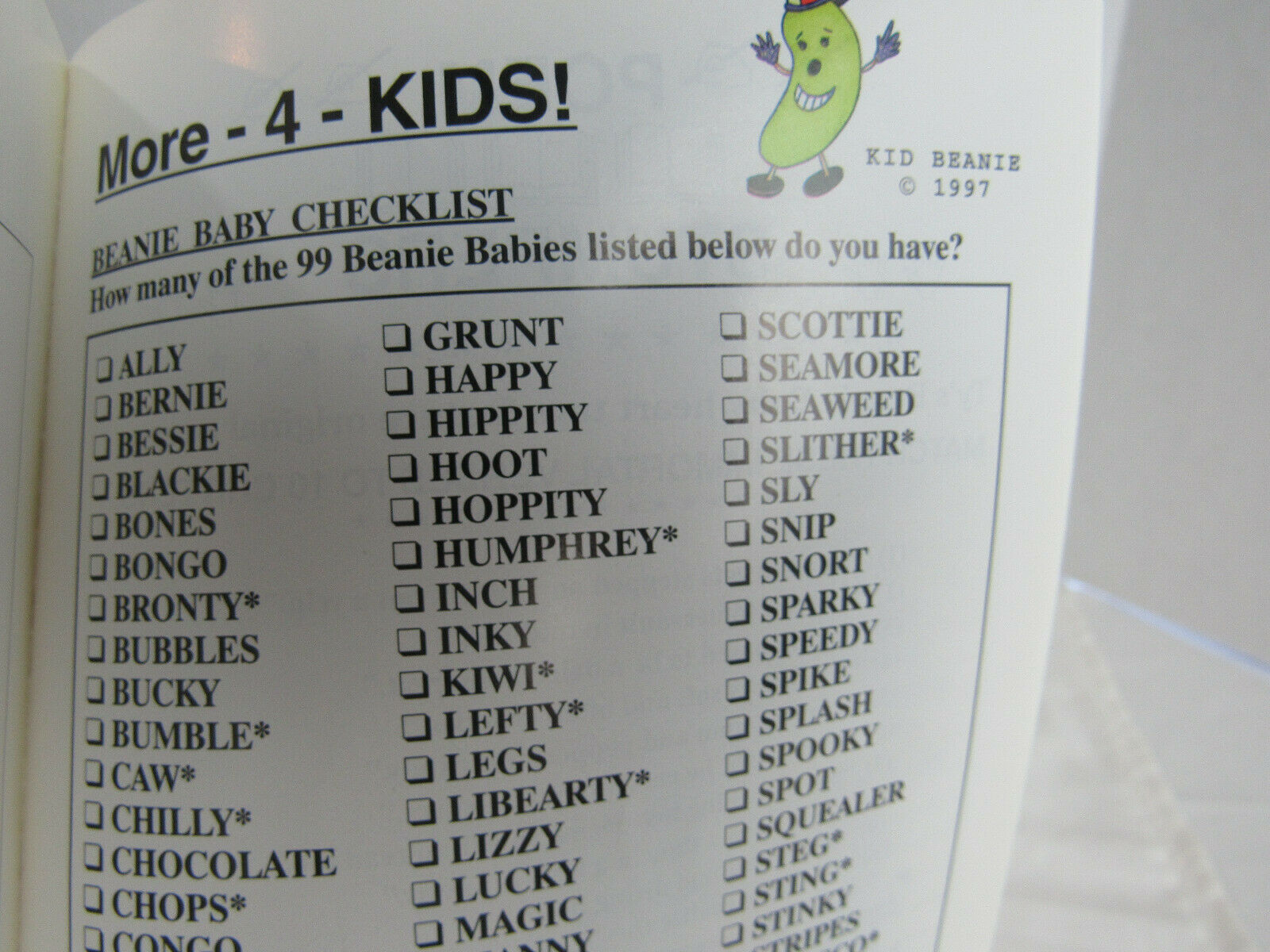 The Beanie Baby Handbook By Les & Sue Fox - Fresh Stock Dated December 2025