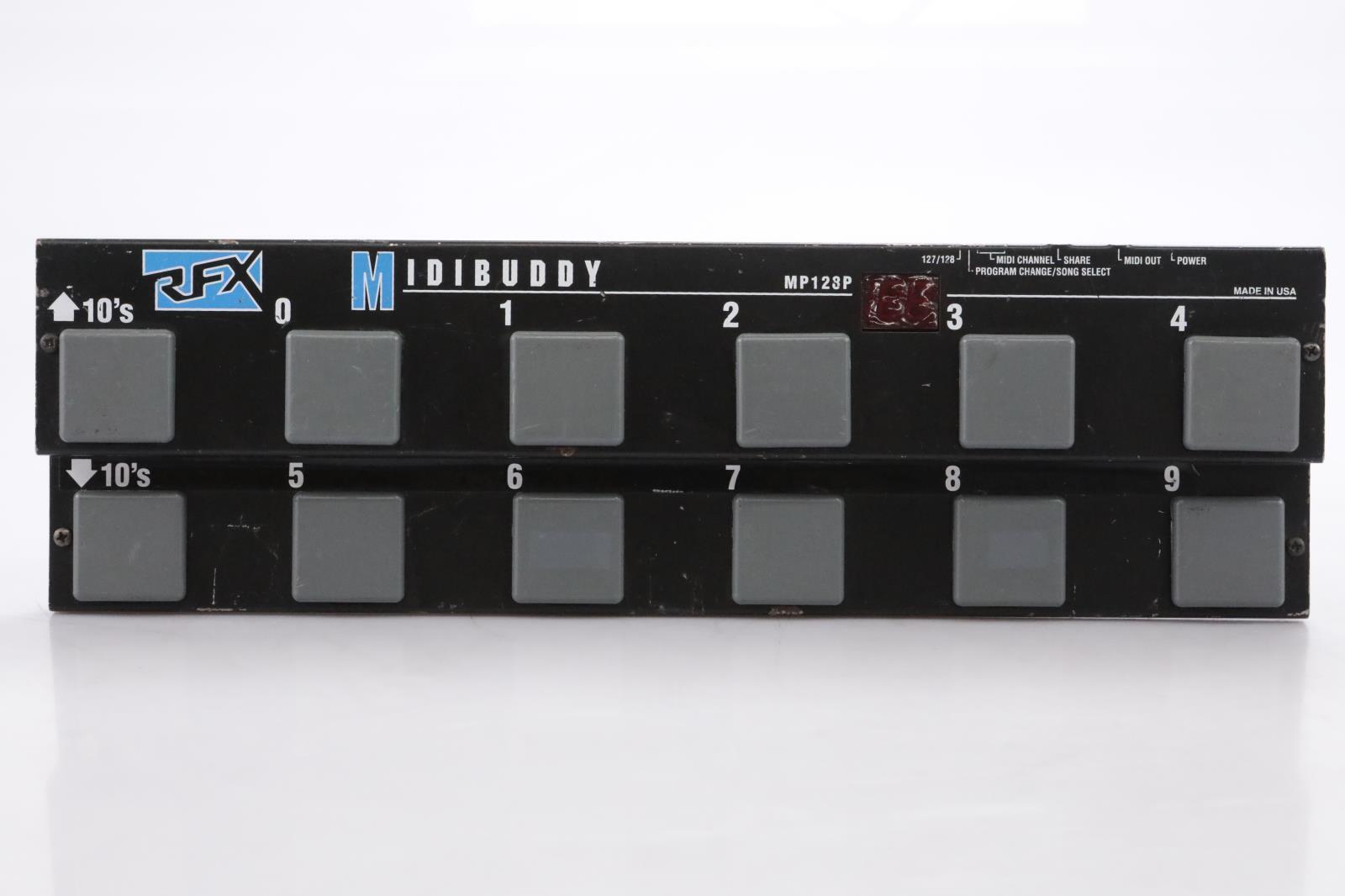 RFX Midibuddy MP128P MIDI Control Pedal Board Frank Gambale Elektric Band #43722 - Fresh Stock Dated February 2026