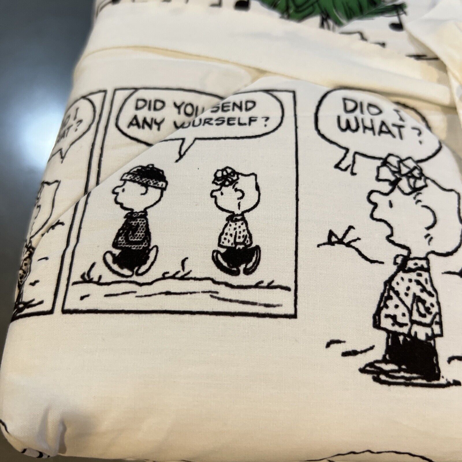 Pottery Barn Kids Peanuts Happy Holiday Charlie Brown Quilted Std. Shams #5464 - Fresh Stock Dated February 2026