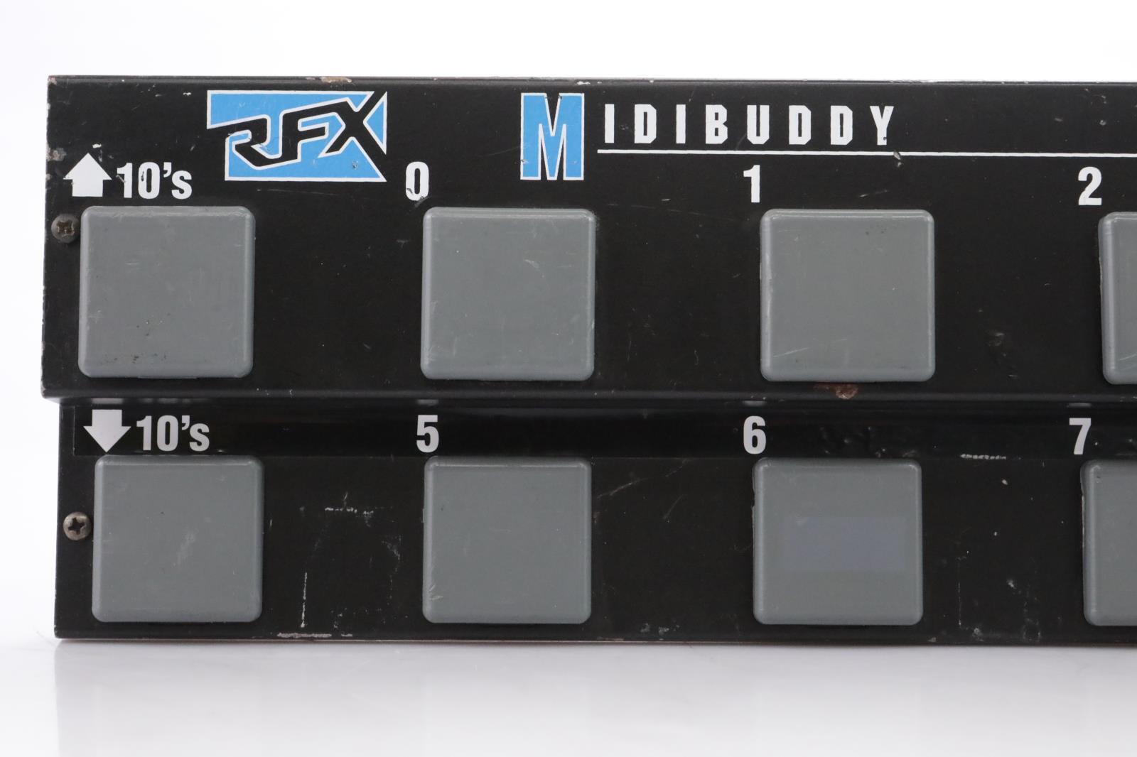 RFX Midibuddy MP128P MIDI Control Pedal Board Frank Gambale Elektric Band #43722 - Fresh Stock Dated February 2026