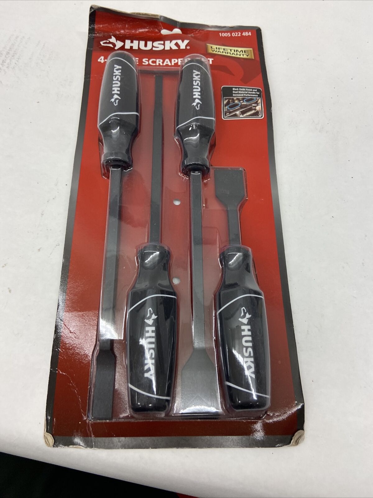 New Husky Scraper Set (4-Piece) - Fresh Stock Dated February 2026