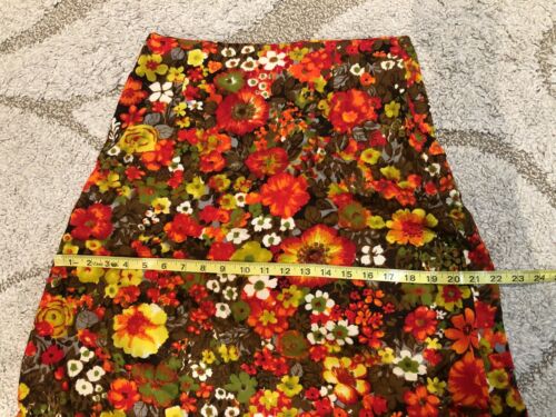 Vintage Handmade Bright Funky Floral Tropical Maxi Skirt Womens XS/S/M 28” Waist - Fresh Stock Dated December 2025