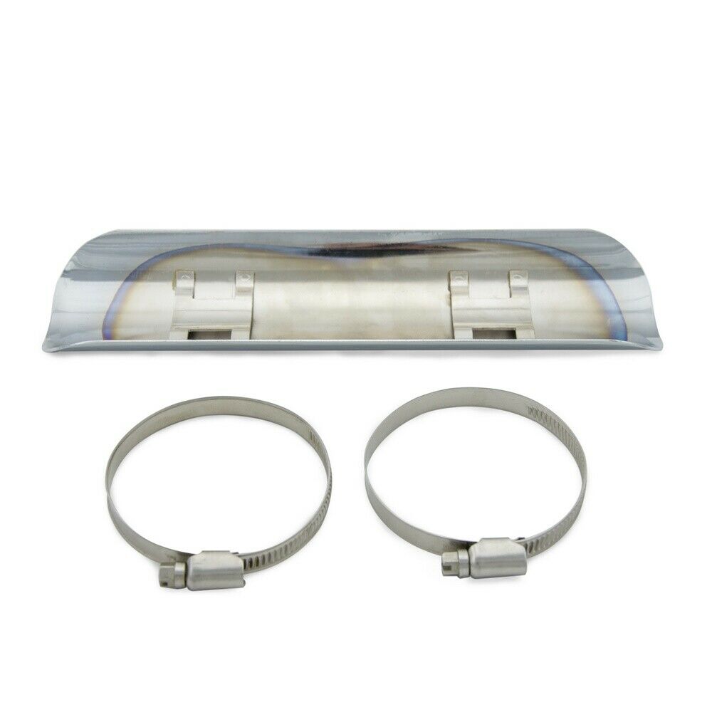 Chrome Exhaust Pipe Heat Shield Guard Cover For Honda Shadow 600 750 1100 VT750C - Fresh Stock Dated February 2026