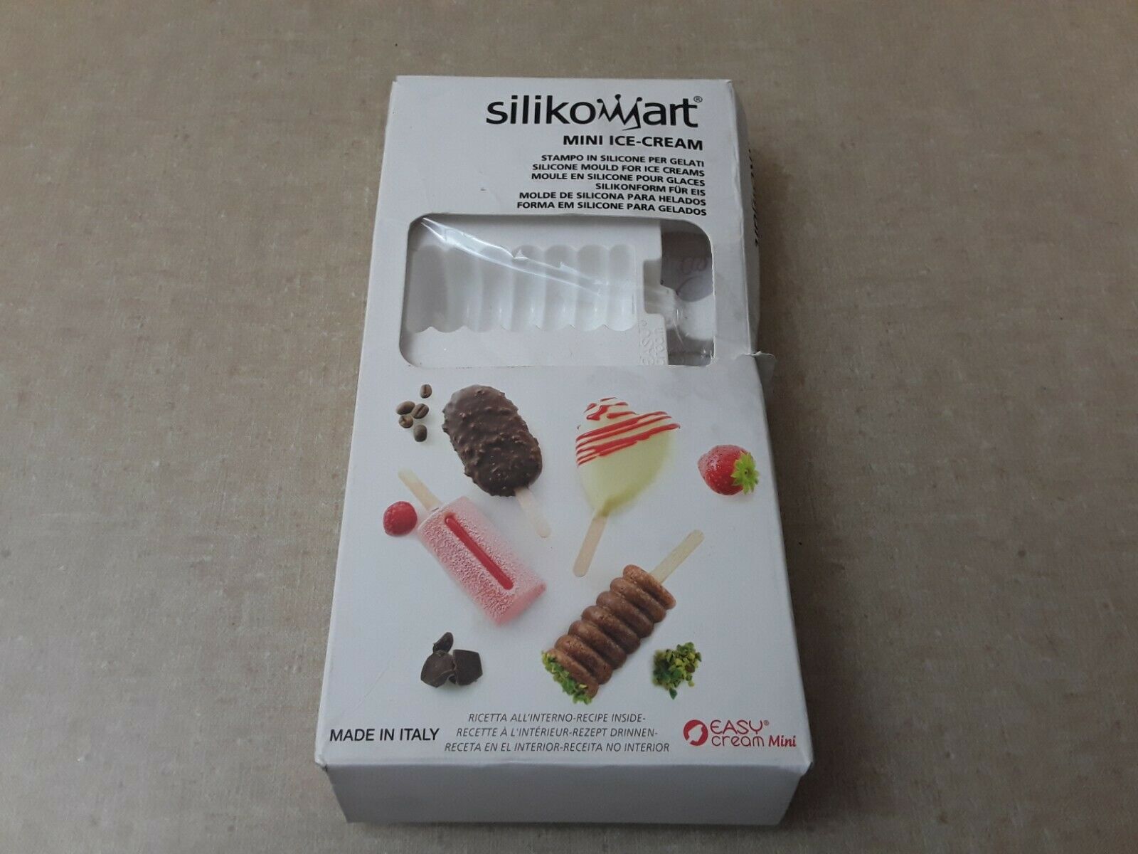 2 Silikomart Easy Cream Mini Molds Set - Fresh Stock Dated February 2026