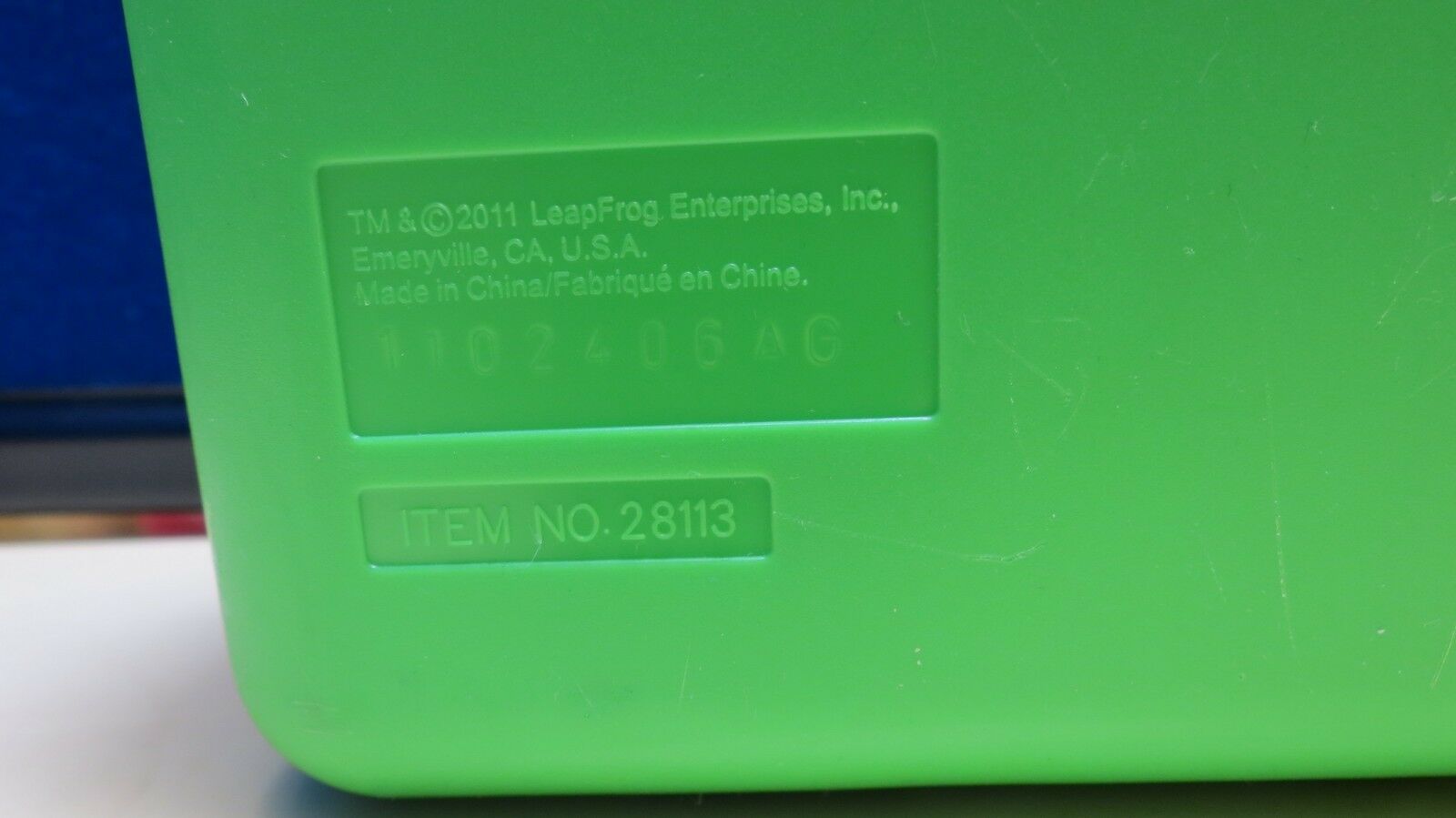 LEAP FROG TAG BOOK & PEN HOLDER / TRAVEL CARRYING CASE ~ STORAGE BOX ~ 2011~ - Fresh Stock Dated February 2026