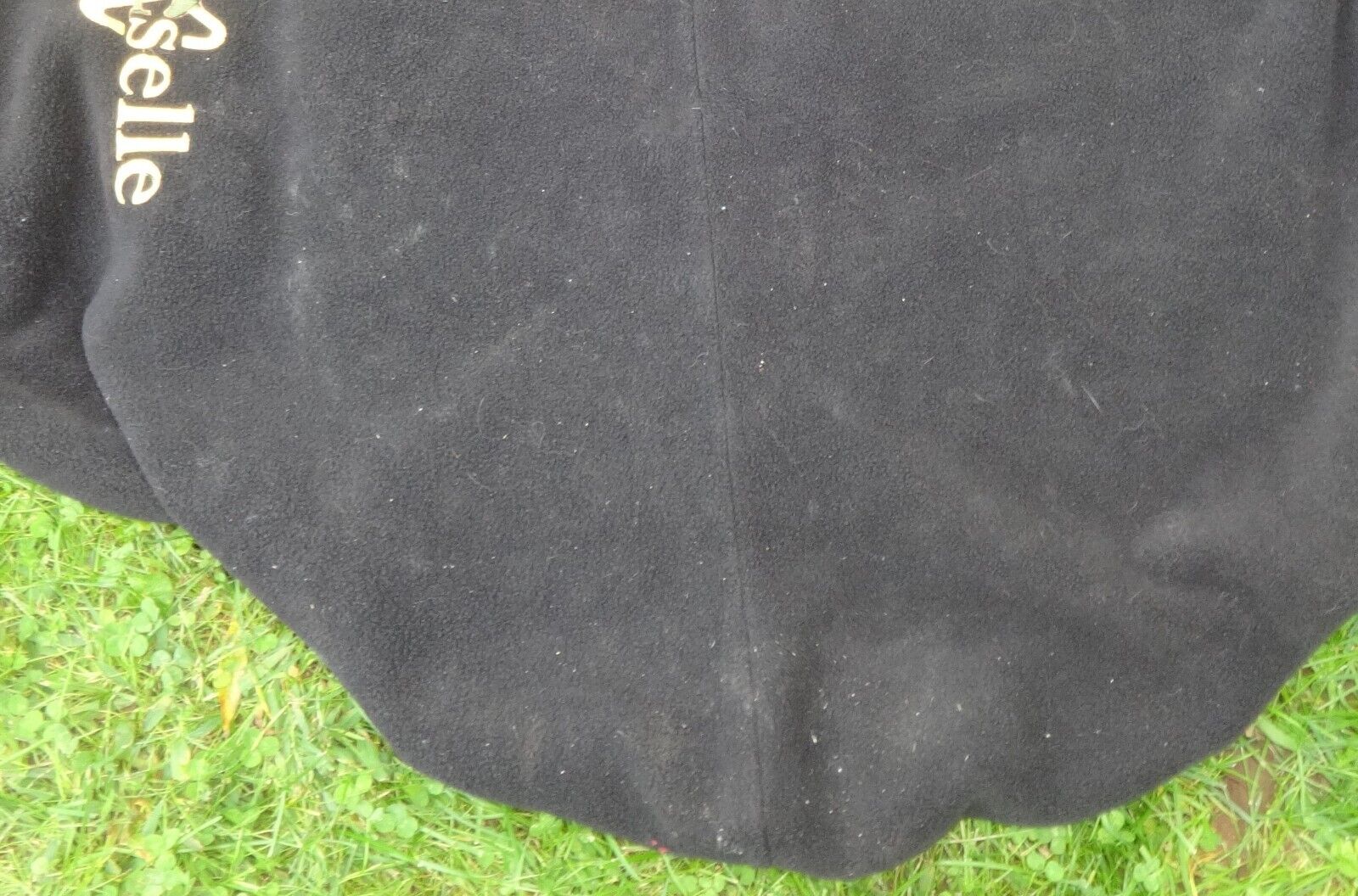 CROSBY EXSELLE English Saddle Cover - BLACK/White Logo - Soft Material - GREAT! - Fresh Stock Dated December 2025