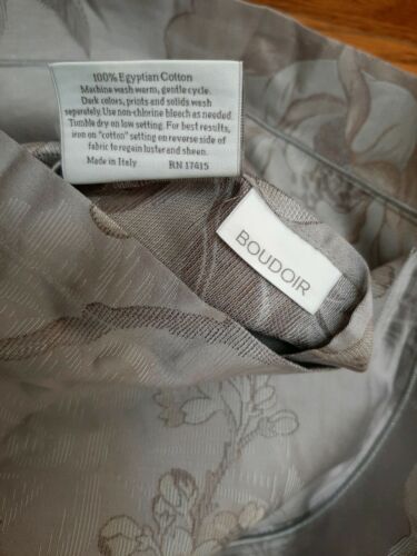 Sferra Botanical Jacquard Boudoir pillow sham - Fresh Stock Dated December 2025