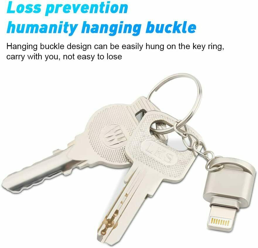 Lightning TF Card Reader for iPhone Camera,Play Video,Photo,File,Data Transfer - Fresh Stock Dated February 2026