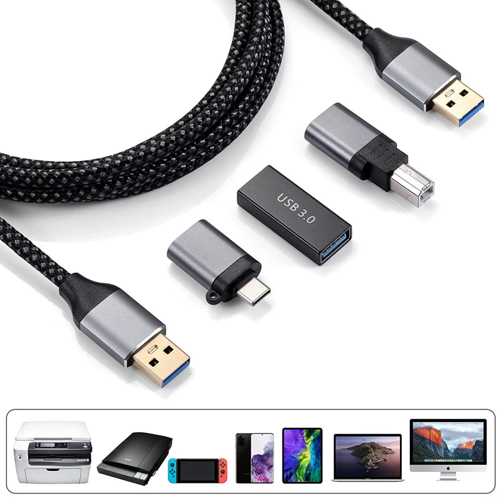 USB Cable3.0(2M), Male3.0 to Female 3.0,USB 3.0 Male Type C... - Fresh Stock Dated February 2026
