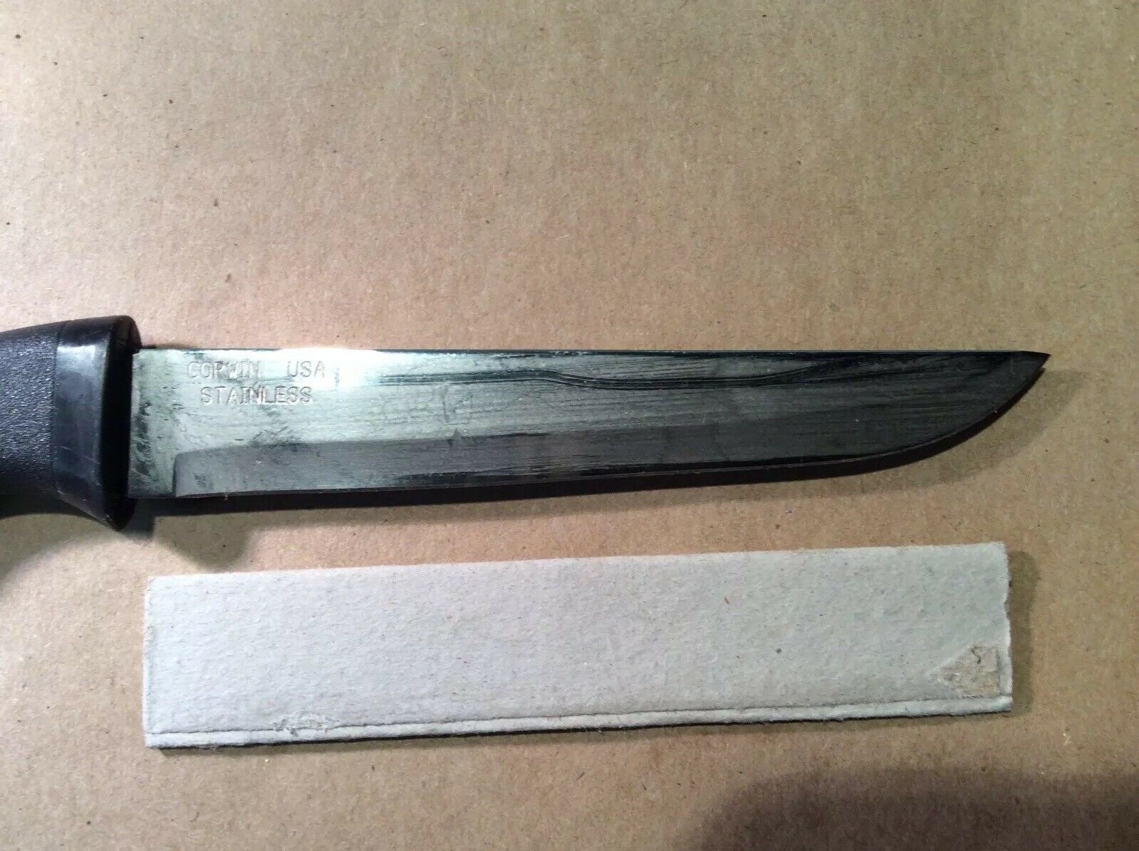 Vintage Corwin Knife Rifle Stock Handle Stainless INV-B14 - Fresh Stock Dated January 2026