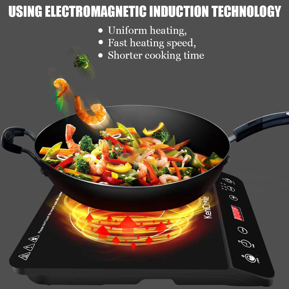 Potente Cocina Portátil Electrica Placa Segura Inducción Quemador De Encimera #1 - Fresh Stock Dated December 2025