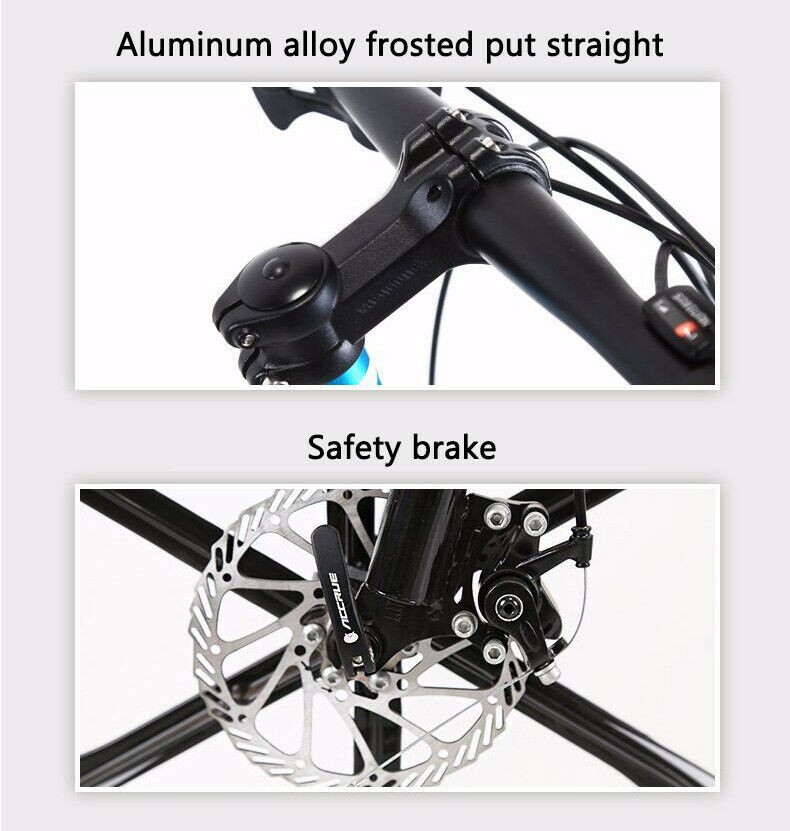 Mountain Bike 26 inch Wheels 21 Speed Bicycle Disc Bicycles+Lock+Air Pump A USA - Fresh Stock Dated December 2025