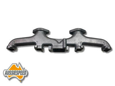 Ford inline 6 200 144 170 cylinder mustang dual outlet cast exhaust headers - Fresh Stock Dated February 2026