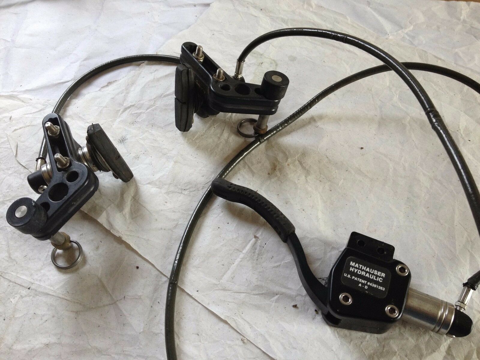 Vintage Bill Mathauser Hydraulic Rim Brakes - RARE - Mountainbike - Fresh Stock Dated December 2025