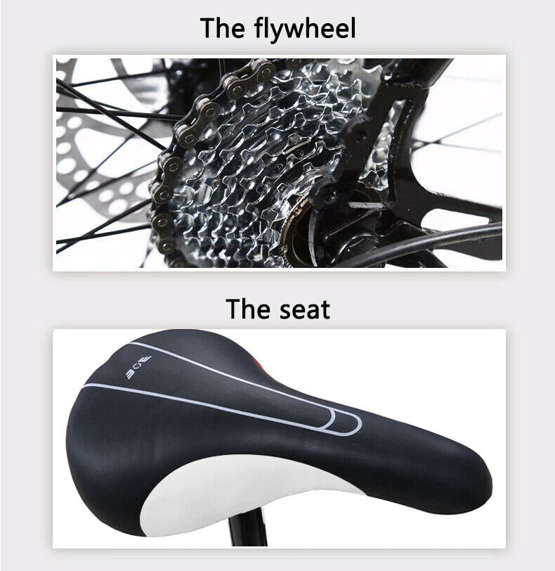 Mountain Bike 26 inch Wheels 21 Speed Bicycle Disc Bicycles+Lock+Air Pump A USA - Fresh Stock Dated December 2025