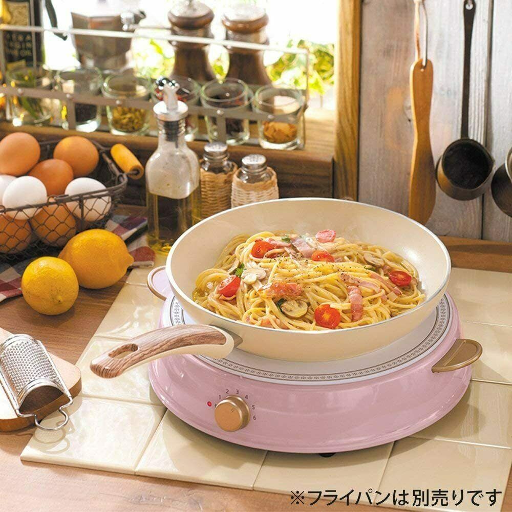 IRIS OHYAMA ricopa Ash Pink IH Cooking Heater Stove IHLP-R14-PA 1400W - Fresh Stock Dated February 2026