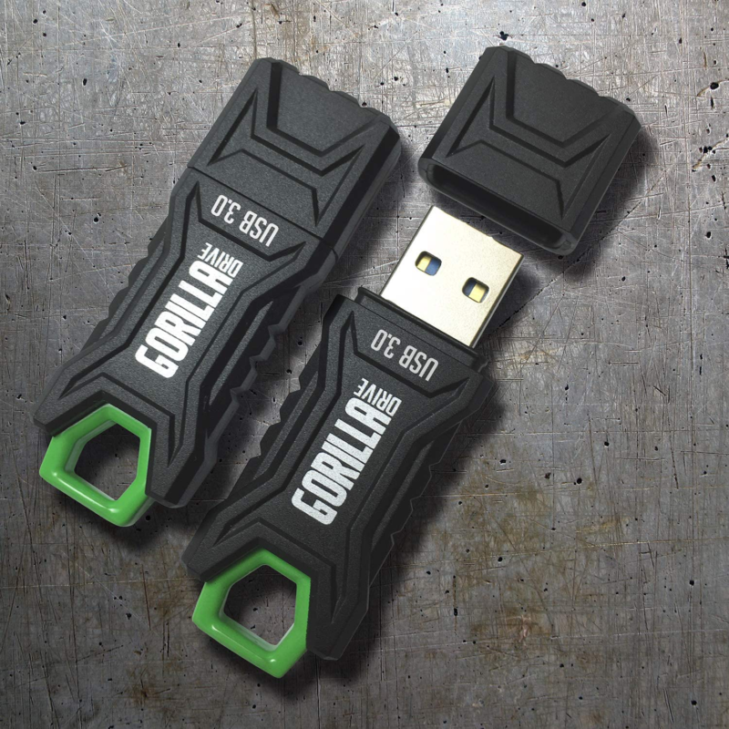 2Pcs Gorilla Rugged 64Gb Usb Flash Drive 3.0 Durable Impact Water Resistant Fast - Fresh Stock Dated February 2026
