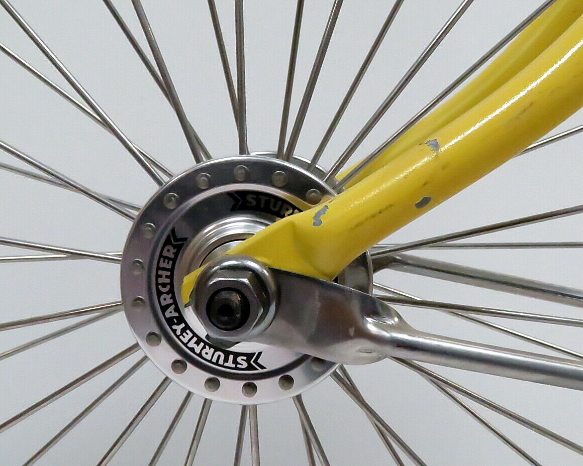 Revital Bikes Hand-Painted Bright Yellow Vintage Dutch City Bicycle 2 Speed - Fresh Stock Dated February 2026