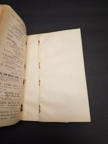 1897 Standard Road Book Bicycle Upper New England MAPS Vermont Maine NH - Fresh Stock Dated December 2025