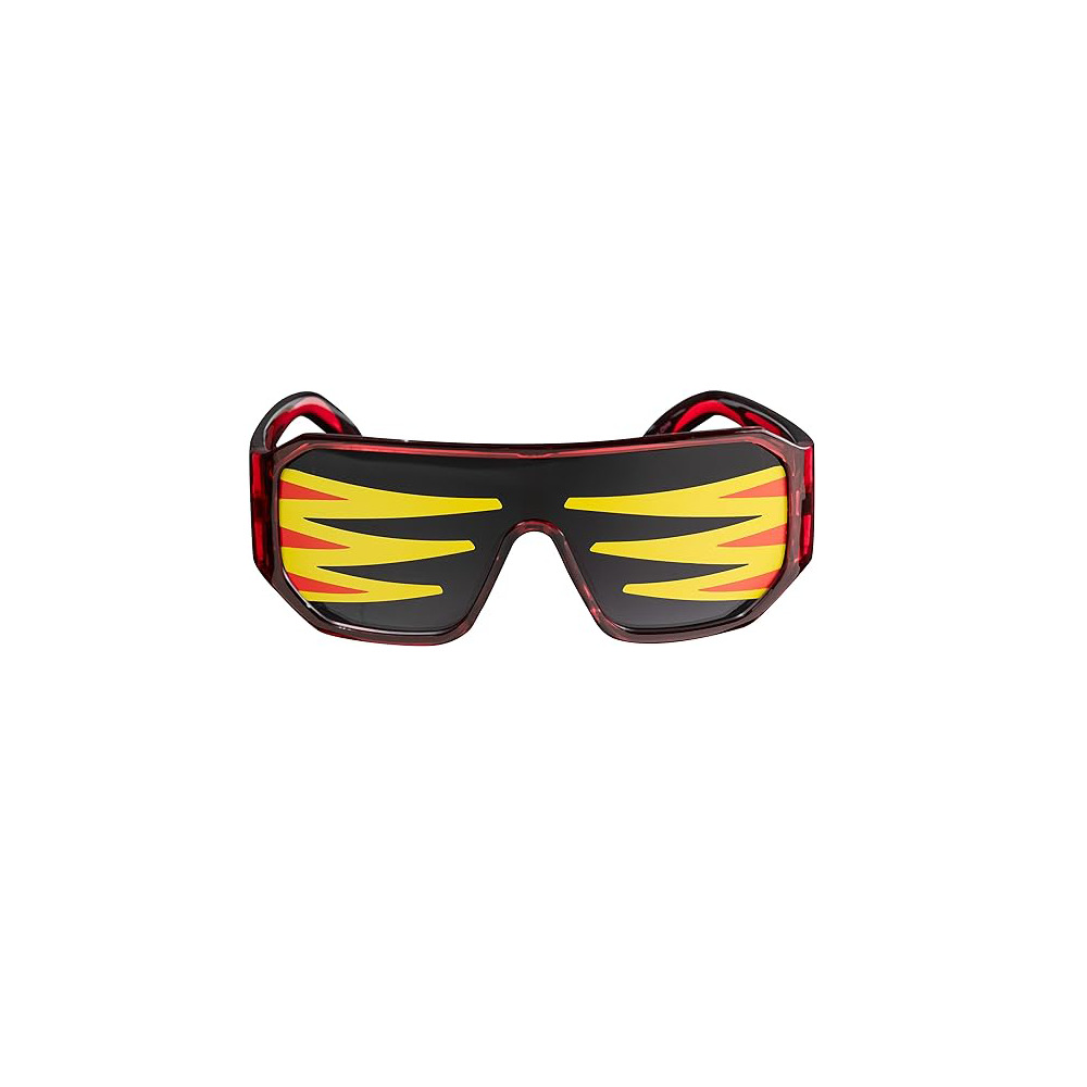Macho Wrestler Madness Glasses Halloween Costume Accessory Cosplay Sunglasses - Fresh Stock Dated December 2025