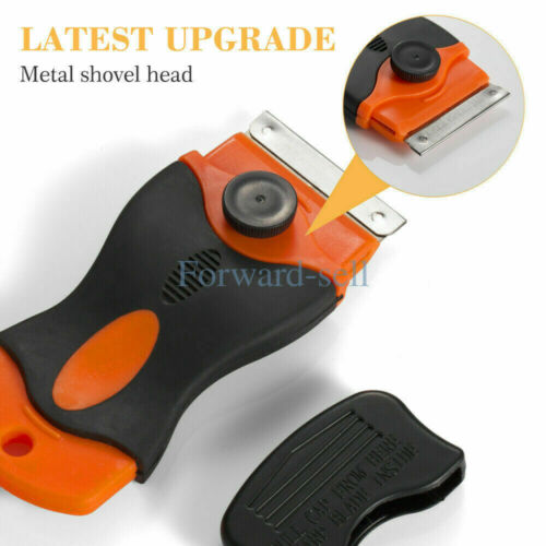100Pcs Plastic Razor Blades and Razor Scraper Double Edged Sticker Removal Tool - Fresh Stock Dated December 2025