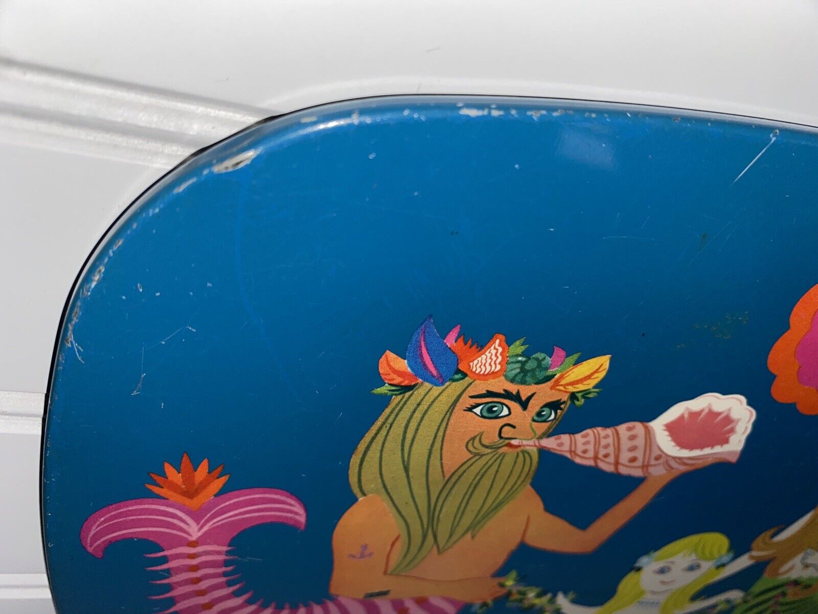 Vintage 70s Hot Plates Flower Child Mermaids Cork Backing - Fresh Stock Dated December 2025